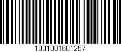 Código de barras (EAN, GTIN, SKU, ISBN): '1001001601257'