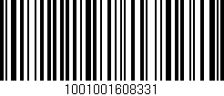 Código de barras (EAN, GTIN, SKU, ISBN): '1001001608331'