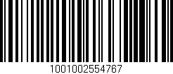 Código de barras (EAN, GTIN, SKU, ISBN): '1001002554767'