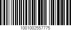 Código de barras (EAN, GTIN, SKU, ISBN): '1001002557775'
