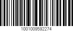 Código de barras (EAN, GTIN, SKU, ISBN): '1001009592274'