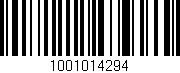 Código de barras (EAN, GTIN, SKU, ISBN): '1001014294'