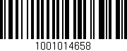 Código de barras (EAN, GTIN, SKU, ISBN): '1001014658'