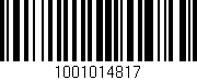 Código de barras (EAN, GTIN, SKU, ISBN): '1001014817'