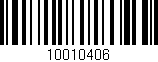 Código de barras (EAN, GTIN, SKU, ISBN): '10010406'