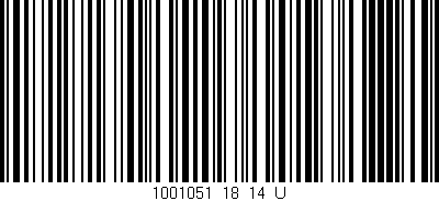 Código de barras (EAN, GTIN, SKU, ISBN): '1001051_18_14_U'