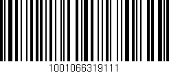 Código de barras (EAN, GTIN, SKU, ISBN): '1001066319111'