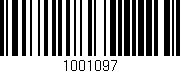Código de barras (EAN, GTIN, SKU, ISBN): '1001097'