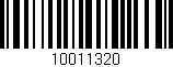 Código de barras (EAN, GTIN, SKU, ISBN): '10011320'