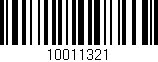Código de barras (EAN, GTIN, SKU, ISBN): '10011321'