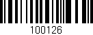 Código de barras (EAN, GTIN, SKU, ISBN): '100126'