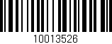 Código de barras (EAN, GTIN, SKU, ISBN): '10013526'