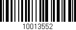 Código de barras (EAN, GTIN, SKU, ISBN): '10013552'