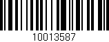 Código de barras (EAN, GTIN, SKU, ISBN): '10013587'