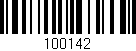 Código de barras (EAN, GTIN, SKU, ISBN): '100142'