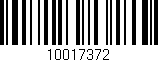Código de barras (EAN, GTIN, SKU, ISBN): '10017372'