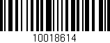 Código de barras (EAN, GTIN, SKU, ISBN): '10018614'