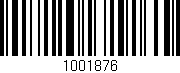 Código de barras (EAN, GTIN, SKU, ISBN): '1001876'