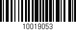 Código de barras (EAN, GTIN, SKU, ISBN): '10019053'