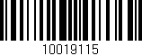 Código de barras (EAN, GTIN, SKU, ISBN): '10019115'