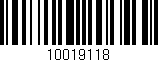 Código de barras (EAN, GTIN, SKU, ISBN): '10019118'