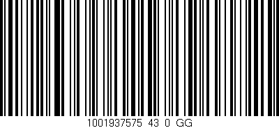 Código de barras (EAN, GTIN, SKU, ISBN): '1001937575_43_0_GG'