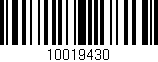 Código de barras (EAN, GTIN, SKU, ISBN): '10019430'