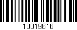 Código de barras (EAN, GTIN, SKU, ISBN): '10019616'