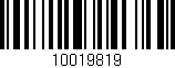 Código de barras (EAN, GTIN, SKU, ISBN): '10019819'
