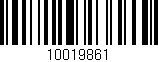 Código de barras (EAN, GTIN, SKU, ISBN): '10019861'