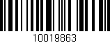 Código de barras (EAN, GTIN, SKU, ISBN): '10019863'
