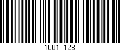 Código de barras (EAN, GTIN, SKU, ISBN): '1001/128'