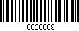 Código de barras (EAN, GTIN, SKU, ISBN): '10020009'