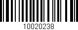 Código de barras (EAN, GTIN, SKU, ISBN): '10020238'