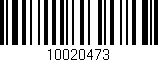 Código de barras (EAN, GTIN, SKU, ISBN): '10020473'