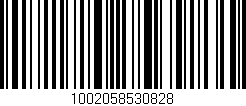 Código de barras (EAN, GTIN, SKU, ISBN): '1002058530828'