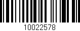 Código de barras (EAN, GTIN, SKU, ISBN): '10022578'