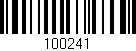 Código de barras (EAN, GTIN, SKU, ISBN): '100241'