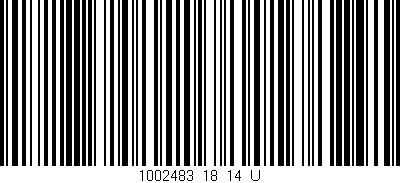 Código de barras (EAN, GTIN, SKU, ISBN): '1002483_18_14_U'