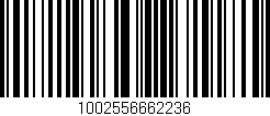 Código de barras (EAN, GTIN, SKU, ISBN): '1002556662236'