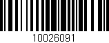 Código de barras (EAN, GTIN, SKU, ISBN): '10026091'