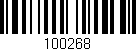 Código de barras (EAN, GTIN, SKU, ISBN): '100268'