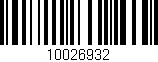 Código de barras (EAN, GTIN, SKU, ISBN): '10026932'