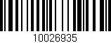 Código de barras (EAN, GTIN, SKU, ISBN): '10026935'