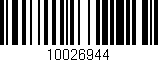 Código de barras (EAN, GTIN, SKU, ISBN): '10026944'