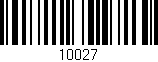 Código de barras (EAN, GTIN, SKU, ISBN): '10027'
