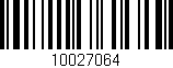 Código de barras (EAN, GTIN, SKU, ISBN): '10027064'