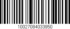 Código de barras (EAN, GTIN, SKU, ISBN): '10027084033950'