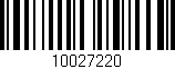 Código de barras (EAN, GTIN, SKU, ISBN): '10027220'