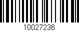 Código de barras (EAN, GTIN, SKU, ISBN): '10027236'
